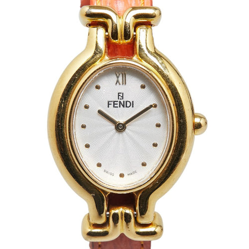 Fendi Cameleon 8   Belt Watch 640L Quartz White  s  Leather  Fendi