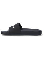Balenciaga Logo Slippers Black
