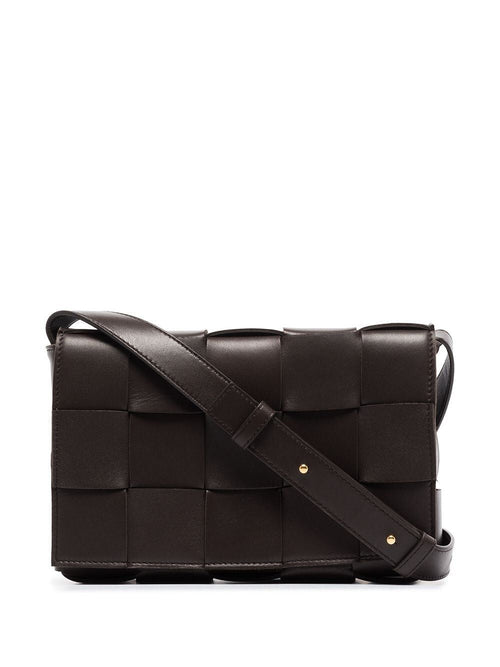 Bottega Veneta Women's Cassette Crossbody Bag in Brown | Size UNICA | 578004VMAY1