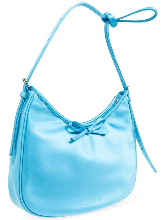 Balenciaga Balenciaga Shoulder Bag Leopolda Small, Women's, Blue