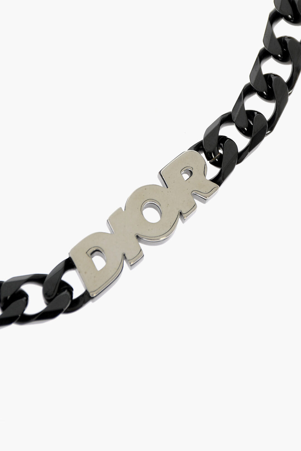 Dior Black Finishing Dior Italic Necklace