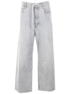 Balenciaga Denim Straight Jeans Blue