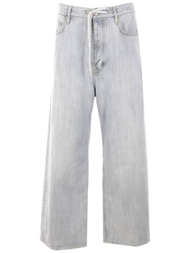 Balenciaga Denim Straight Jeans Blue