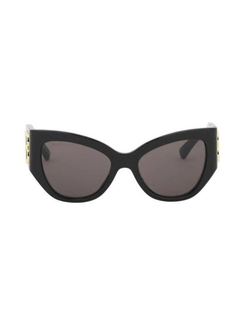 Balenciaga BB Logo Cat-Eye Sunglasses Black