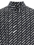 Balenciaga long sleeve shirt BLACK WHITE