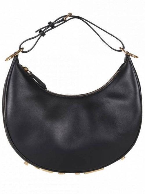 Fendi Fendigraphy Small Hobo Shoulder Bag Black