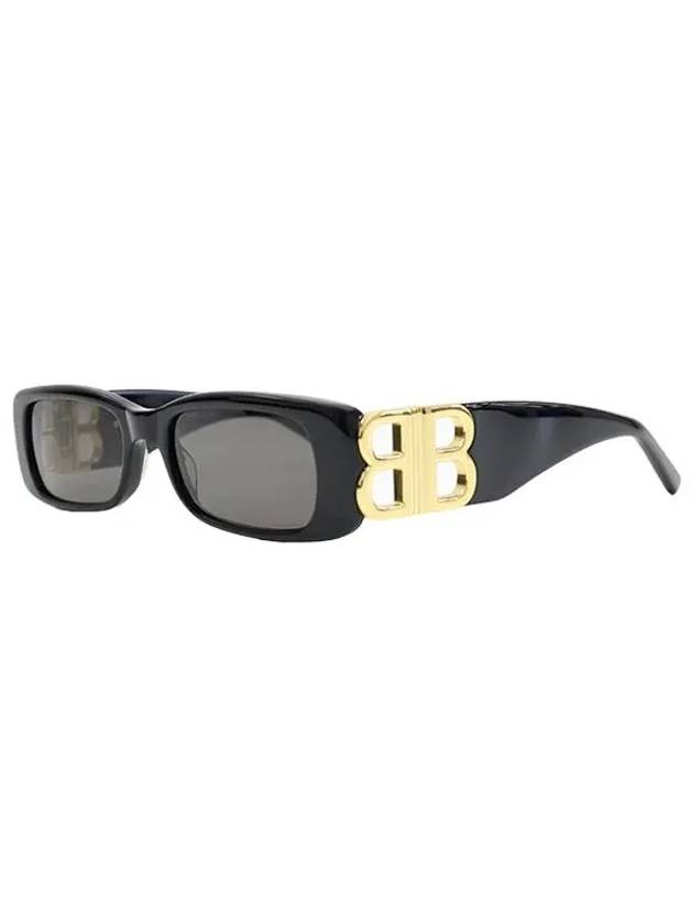 Balenciaga Eyewear Dynasty Rectangle Sunglasses Bb0096S 001 Black