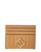 FENDI FF Diamonds Leather Card Holder