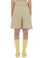 Burberry Wrap Canvas Skirt 8087482