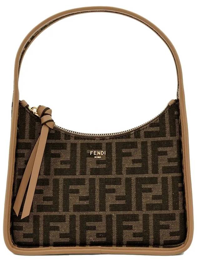 Fendi Pendesense FF Fabric Mini Shoulder Bag Brown