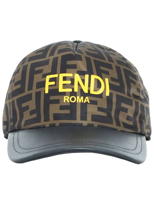 Fendi Kids FF Cap Hat Brown