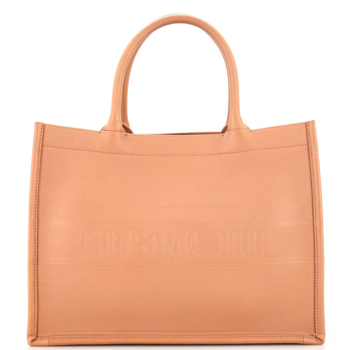Dior Book Tote Embossed Leather Medium