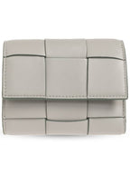 Bottega Veneta Cassette Tri-Fold Zipper Wallet 750245