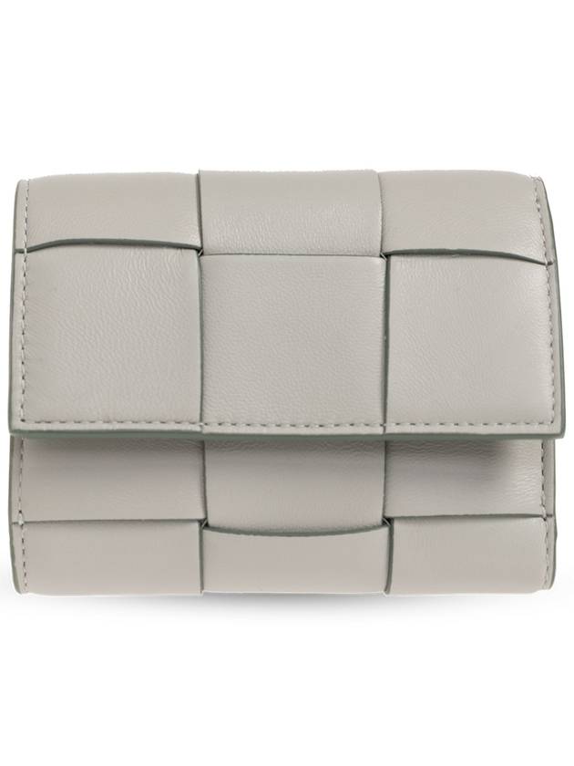 Bottega Veneta Cassette Tri-Fold Zipper Wallet 750245