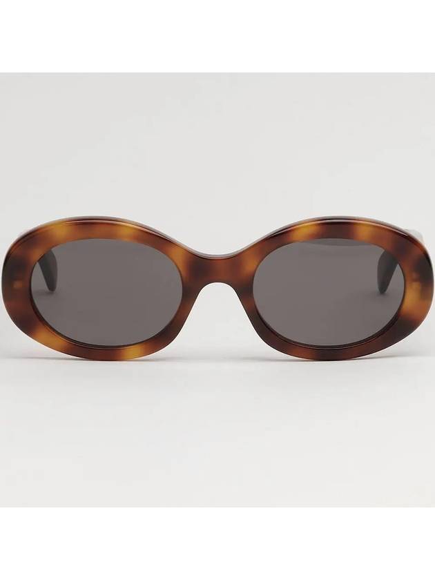 CELINE Eyewear Triomphe Logo Temple Sunglasses Havana