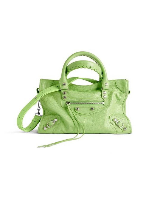 Balenciaga Le City Small Tote Bag Green