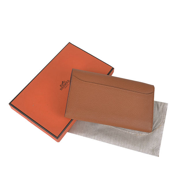 Hermes Wallet H6023 Ladies Cow Leather