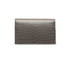 Saint Laurent Tassel Kate Middle Chain Shoulder Bag 354119 Gr Silver Leather  Saint Laurent