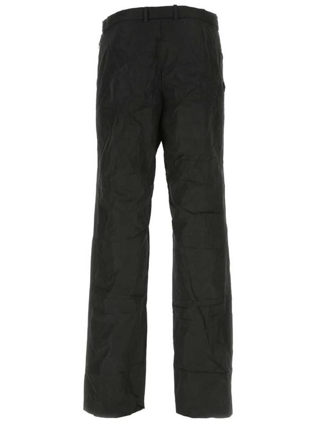 Balenciaga Men's Nylon Straight Pants Black