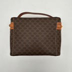 Celine Brown Macadam PVC Leather Handbag