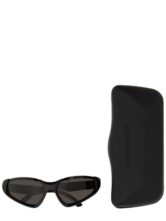 Balenciaga Xpander Rectangle Sunglasses Black