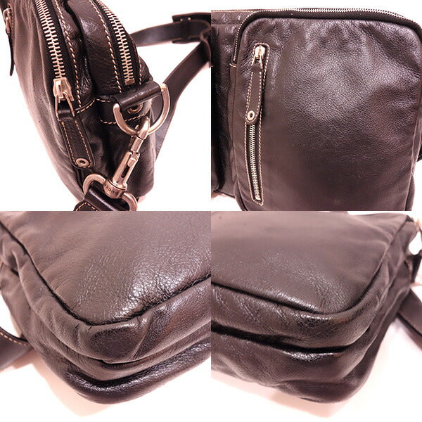 Gucci Leather Crossbody Bag Black