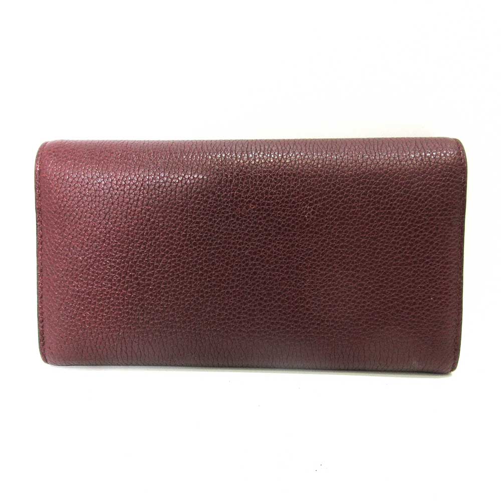 Gucci Zumi Leather Continental Wallet