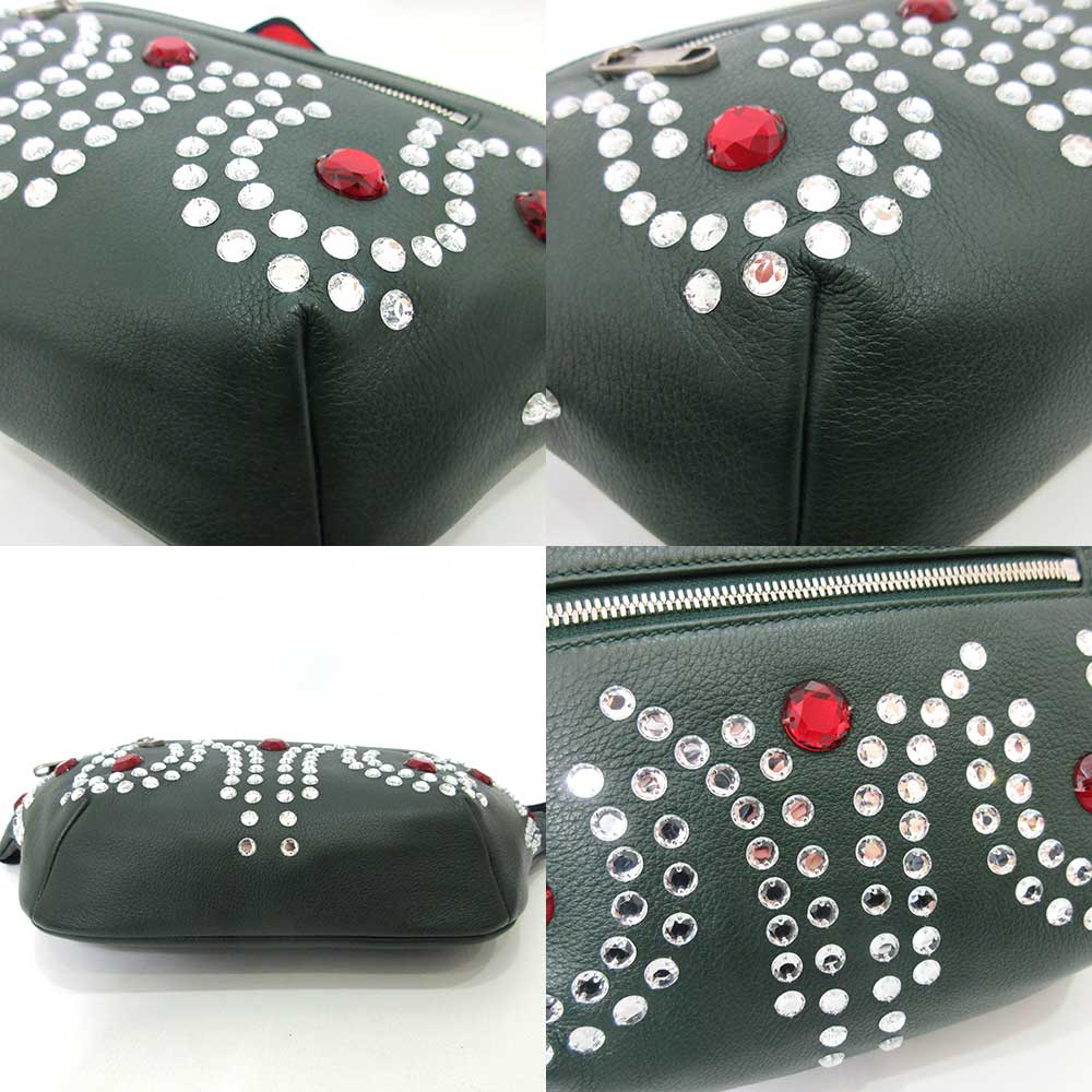 Gucci Leather Body Bag Waist Bag 484683