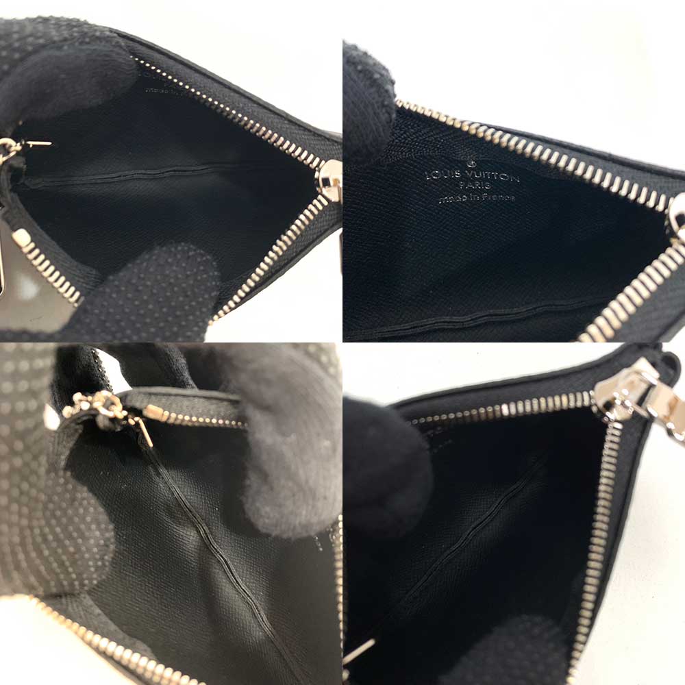 Louis Vuitton Damier Graphite Pochette Cles Coin Case N60155