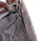 FENDI Zucchino Canvas Shoulder Bag Coated Canvas Brown60109
