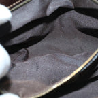 FENDI Zucchino Canvas Shoulder Bag Coated Canvas Brown60109