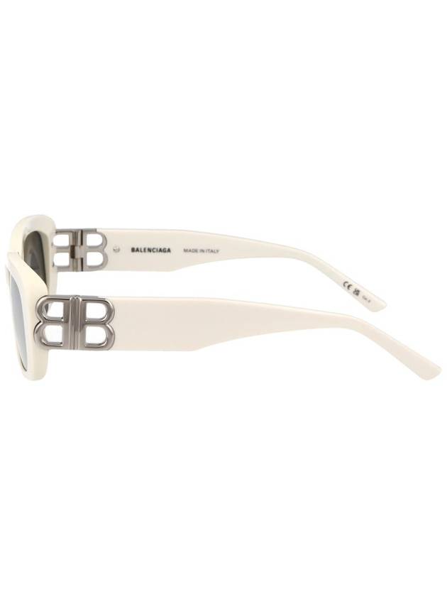 Balenciaga Eyewear Rectangle Acetate Sunglasses White