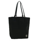 FENDI Zucchino Canvas Tote Bag Black60280