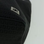 FENDI Zucchino Canvas Tote Bag Black60280