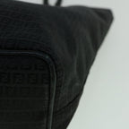 FENDI Zucchino Canvas Tote Bag Black60280