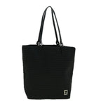 FENDI Zucchino Canvas Tote Bag Black60280