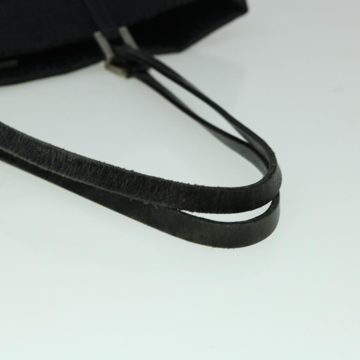 FENDI Zucchino Canvas Tote Bag Black60280