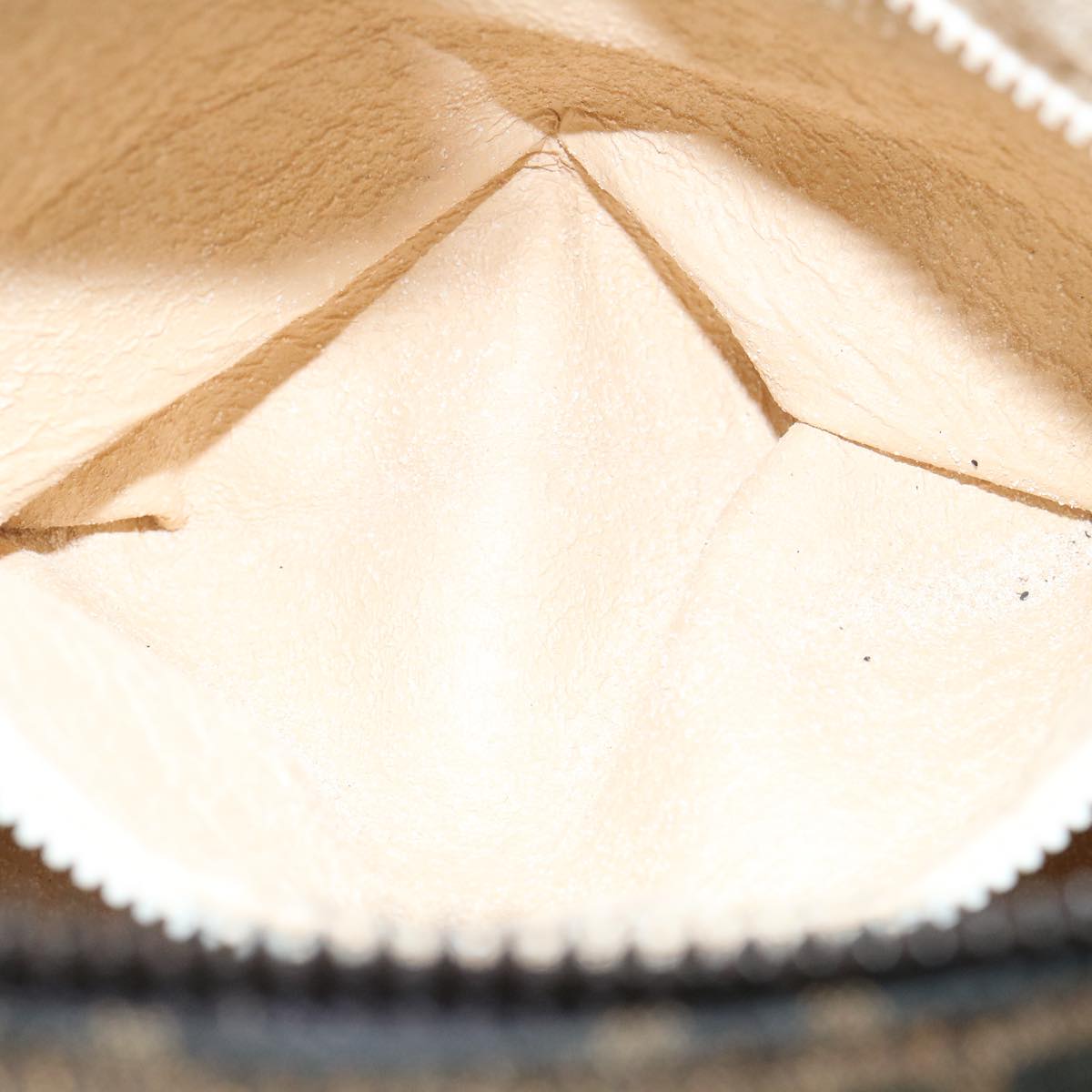 FENDI Zucca Canvas Vanity Hand Bag Brown60287