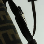 FENDI Zucca Canvas Vanity Hand Bag Brown60287