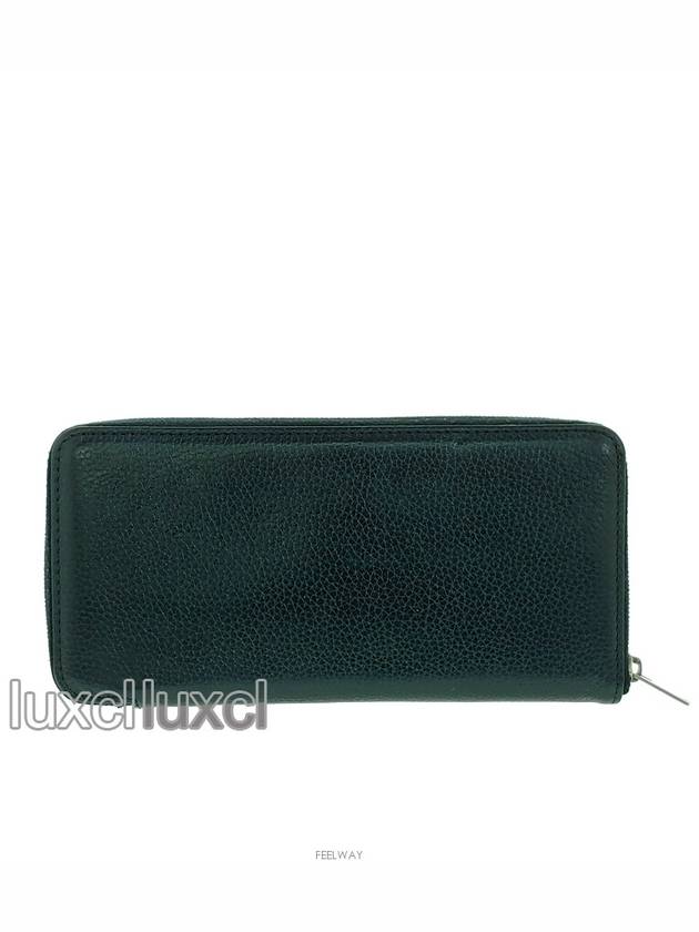 CELINE Zipped leather women s long wallet