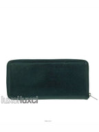 CELINE Zipped leather women s long wallet