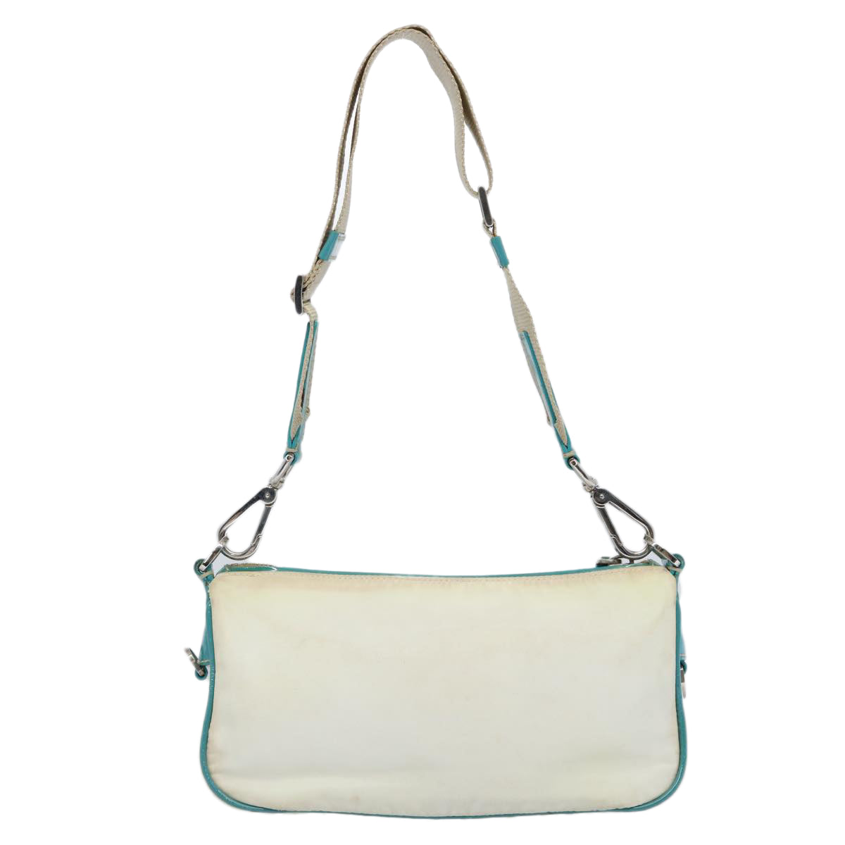 PRADA Shoulder Bag Nylon White  60312