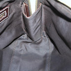 FENDI Zucchino Canvas Hand Bag Coated Canvas Brown60354