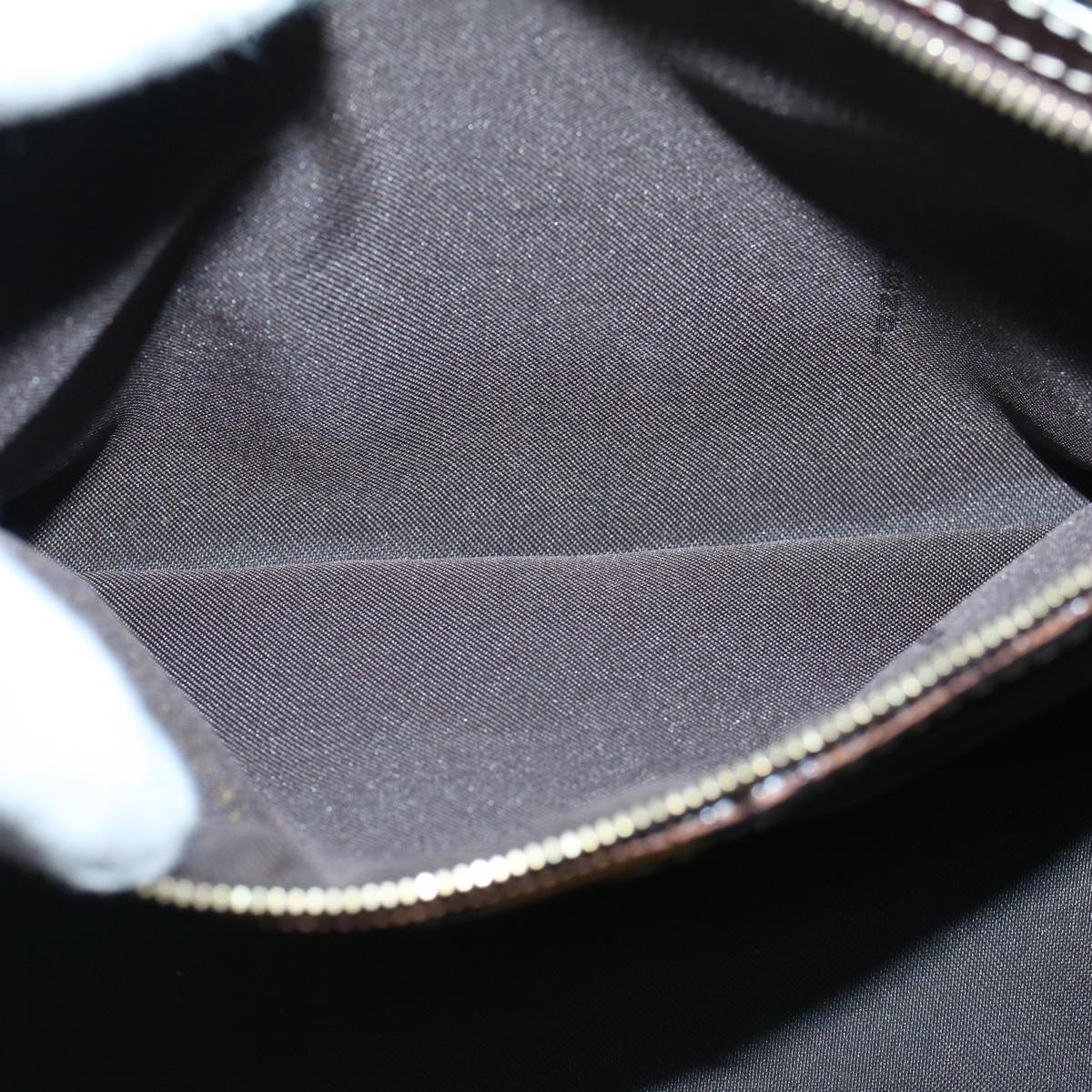 FENDI Zucchino Canvas Hand Bag Coated Canvas Brown60354