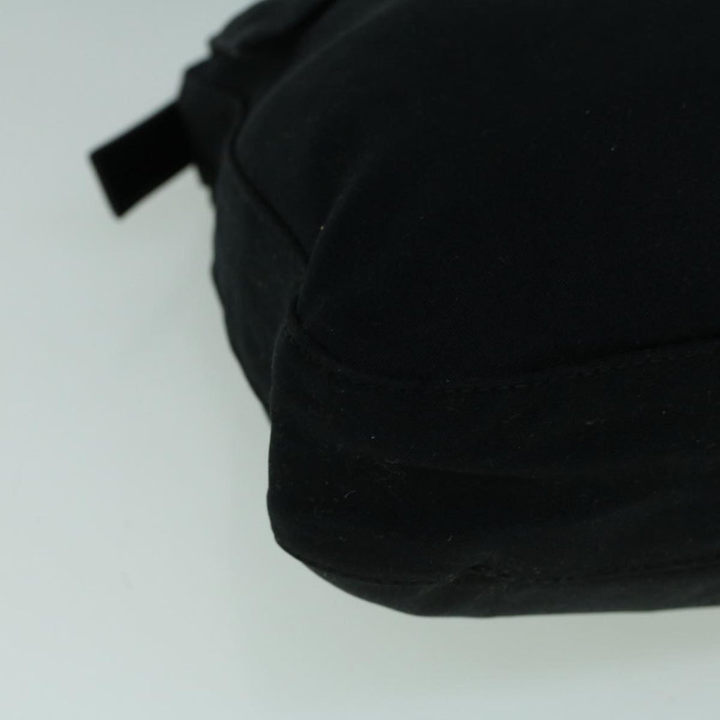 FENDI Mamma Baguette Shoulder Bag Nylon Black60359