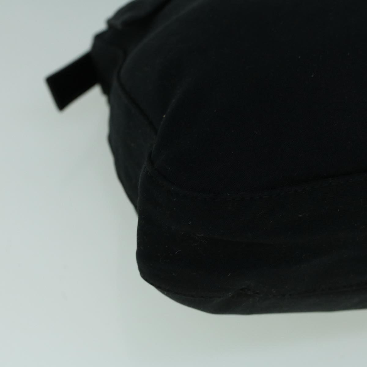 FENDI Mamma Baguette Shoulder Bag Nylon Black60359