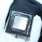 FENDI Mamma Baguette Shoulder Bag Nylon Black60359