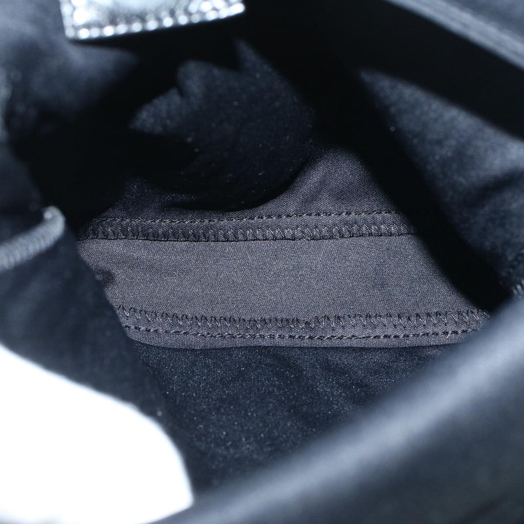 FENDI Mamma Baguette Shoulder Bag Nylon Black60359