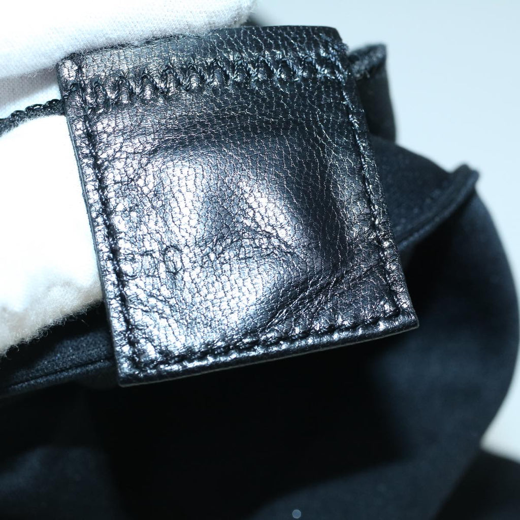 FENDI Mamma Baguette Shoulder Bag Nylon Black60359