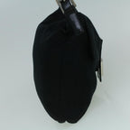 FENDI Mamma Baguette Shoulder Bag Nylon Black60359